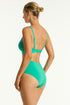 Sea Level Essentials Tie Front Dd/e Top